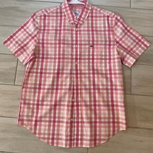 Lacoste Pink Short sleeved shirt